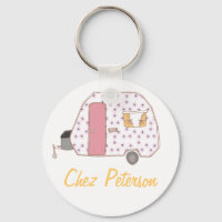 Keychain del propietario de la Caravana de Arte Re