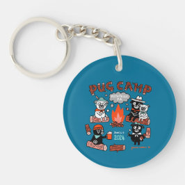 Llavero Keychain del Pug Camp 2024