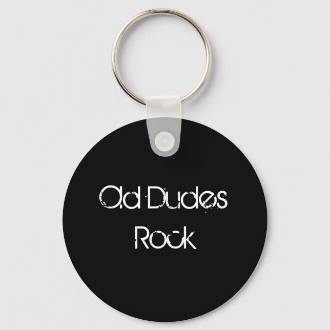 Llavero Keychain del rock de los viejos dudes (Anverso)