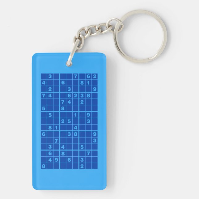 Llavero Keychain del rompecabezas del Sudoku (Atrás)