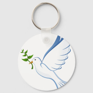 Llavero Keychain del símbolo Dove Peace