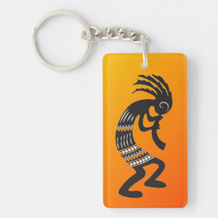 Llavero Keychain del símbolo nativo americano de Kokopelli