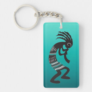 Llavero Keychain del símbolo nativo americano de Kokopelli