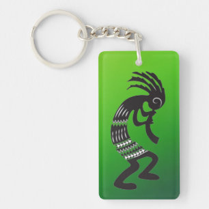 Llavero Keychain del símbolo nativo americano de Kokopelli