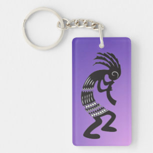 Llavero Keychain del símbolo nativo americano de Kokopelli