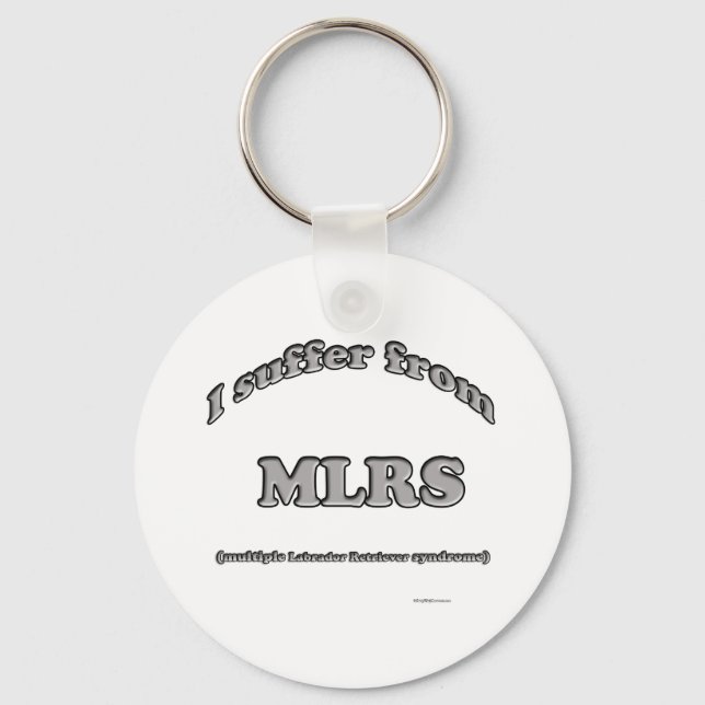 Llavero Keychain del síndrome de Labrador (Anverso)