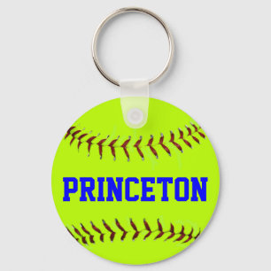 Llavero Keychain del Softball de Princeton