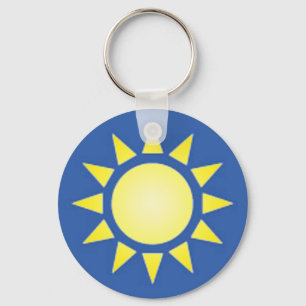 Llavero Keychain del Sol Amarillo