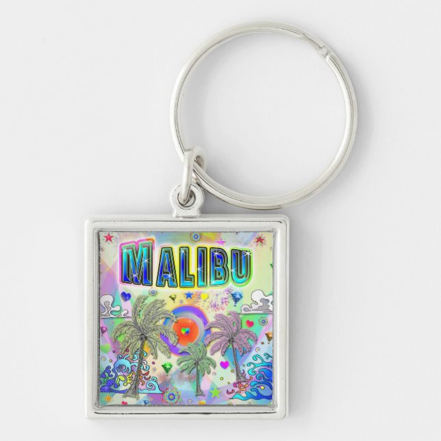 Llavero Keychain del sueño profundo de Malibu (Frente)