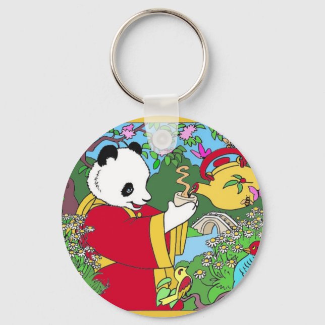 Llavero Keychain del té verde (Anverso)