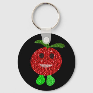 Llavero Keychain del tomate feliz