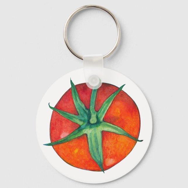 Llavero Keychain del Tomate Rojo (Anverso)