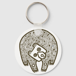 Llavero Keychain del Tótem del Oso