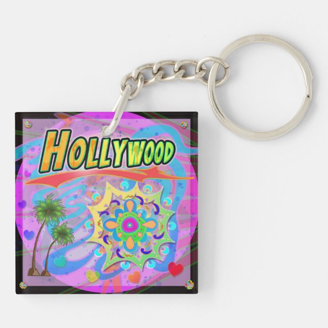 Llavero Keychain del verdadero progreso de Hollywood (Atrás)