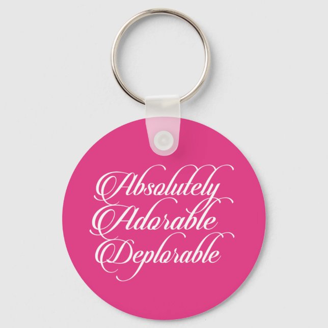 Llavero Keychain deplorable absoluto (Anverso)