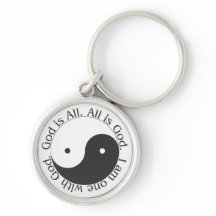 Keychain - Dios es todo Yin-yang