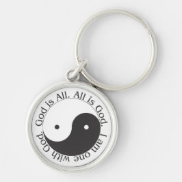 Llavero Keychain - Dios es todo Yin-yang