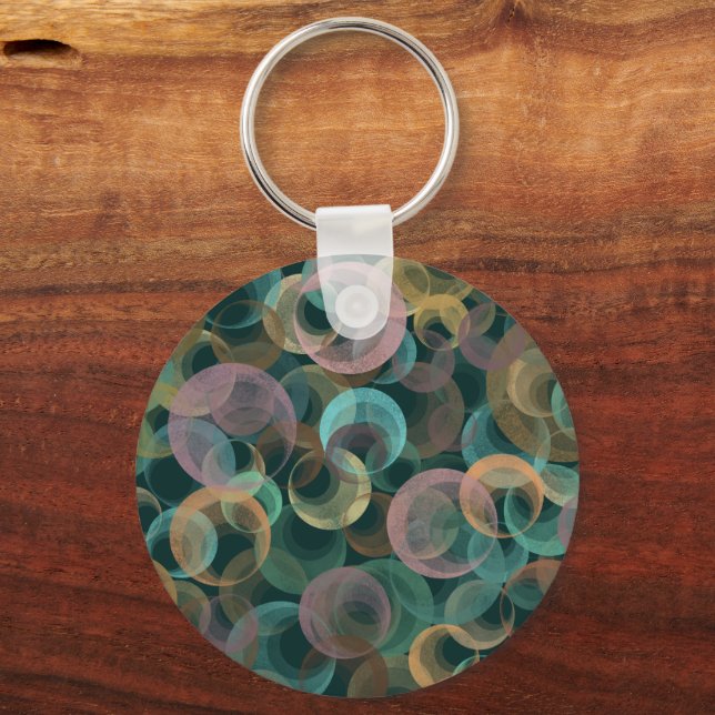 Llavero Keychain - diseño abstracto moderno (Reverso )