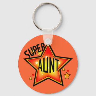 Llavero Keychain divertida de la tía Super Star