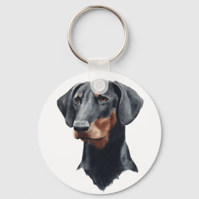 Llavero Keychain Doberman (Anverso)