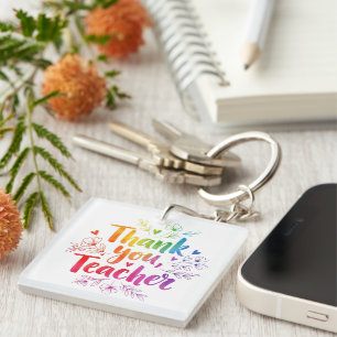 Llavero Keychain docente - ¡Gracias, profesor!