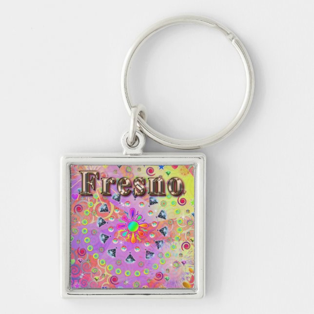 Llavero Keychain Dorado Lucky Fresno (Frente)