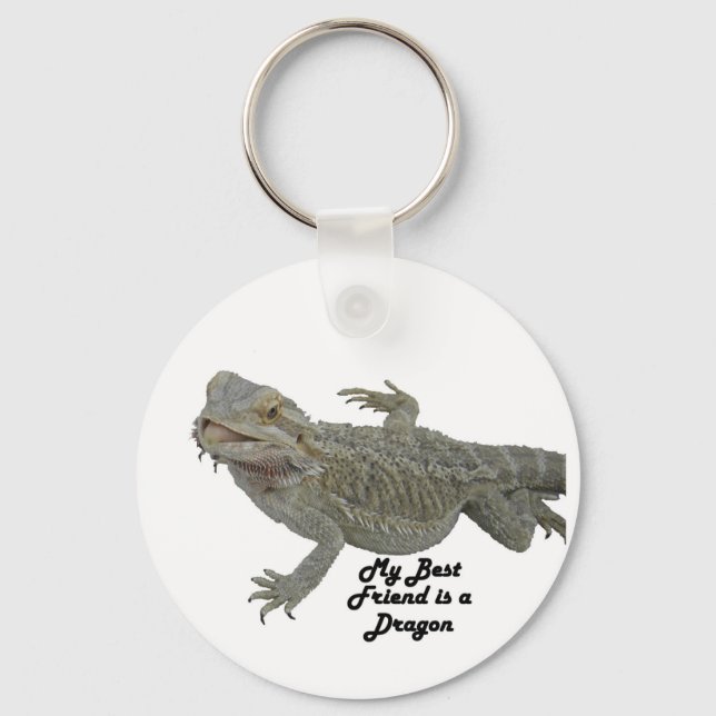 Llavero Keychain Dragon con barba (Anverso)