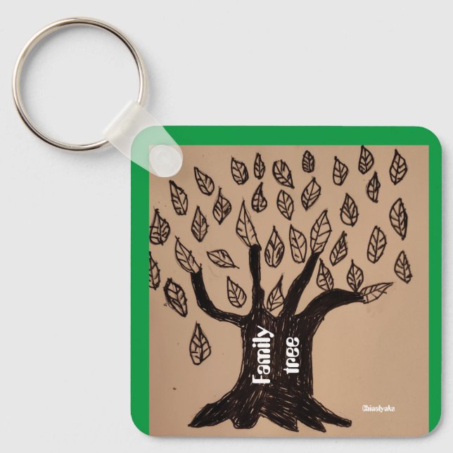 LLAVERO KEYCHAIN, EL ÁRBOL FAMILIAR (Anverso)