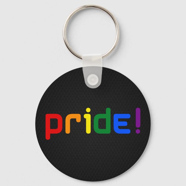 Llavero Keychain, el orgullo del arcoiris LGBT (Anverso)