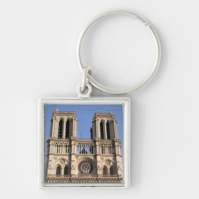 Llavero Keychain elegante con Notre Dame de París (Frente)