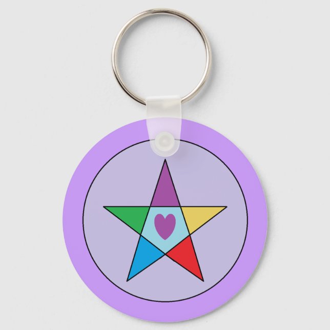 Llavero Keychain Elemental Love (Anverso)