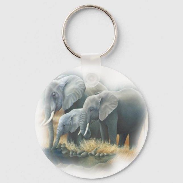 Llavero Keychain Elephants (Anverso)