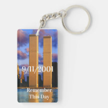 Keychain en memoria de las torres gemelas