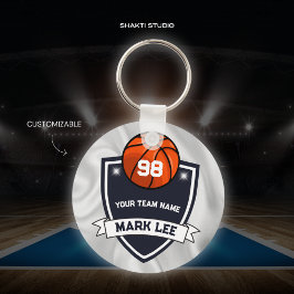 Llavero Keychain, equipo deportivo de baloncesto personali