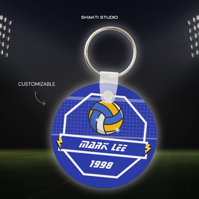Llavero Keychain, equipo deportivo de voleibol personaliza (Subido por el creador)
