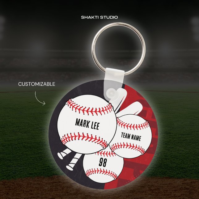 Llavero Keychain, equipo deportivo del jugador de béisbol  (Subido por el creador)