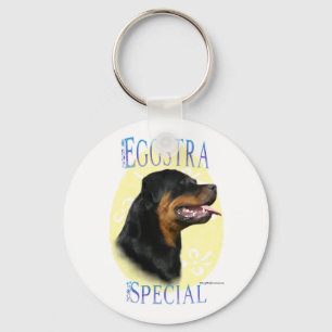 Llavero Keychain Especial de Rottweiler Eggstra