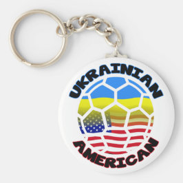 Llavero Keychain estadounidense de fútbol de Ucrania