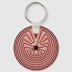 Llavero Keychain ~Estar Con Un Laberinto Circular