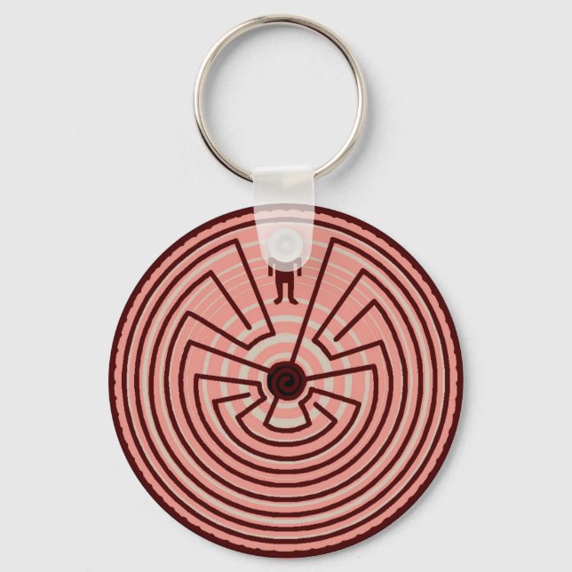 Llavero Keychain ~Estar Con Un Laberinto Circular (Anverso)