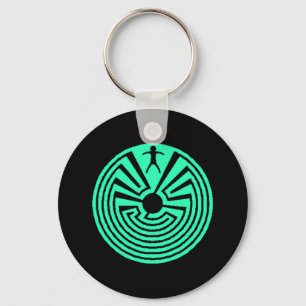Llavero Keychain ~Estar Con Un Laberinto Circular
