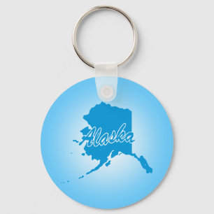 Llavero Keychain estatal de Alaska