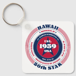 Llavero Keychain estatal de Hawaii