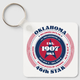 Llavero Keychain Estatal de Oklahoma