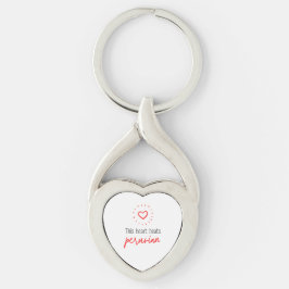 Llavero Keychain: Este corazón late al peruano