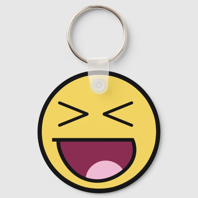 Llavero Keychain facial feliz (Anverso)