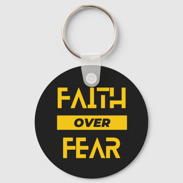 Llavero Keychain_FaithOverFear (Anverso)