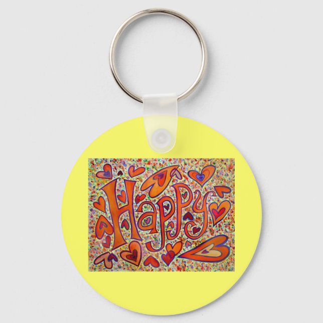 Llavero Keychain feliz (Anverso)