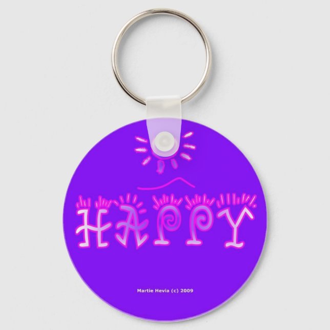 Llavero Keychain feliz (3a2) (Anverso)