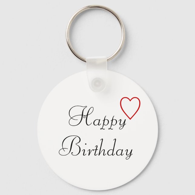 Llavero Keychain Feliz Cumpleaños (Anverso)
